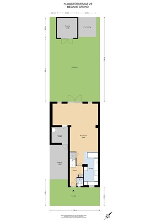 Floorplan - Kloosterstraat 23, 6162 XC Geleen